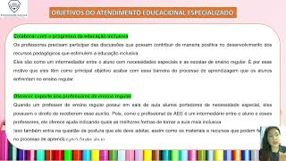 AEE - Atendimento Educacional Especializado - Educação Especial e Inclusiva