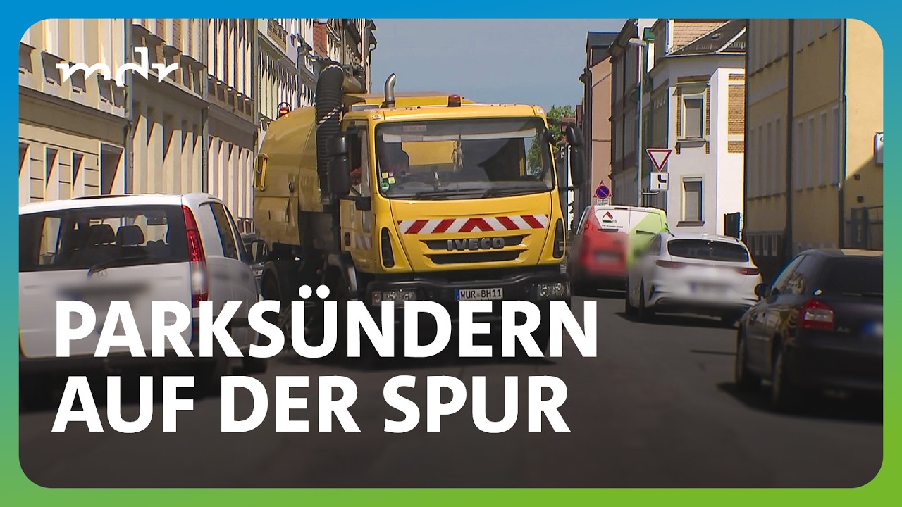 Straßenreinigung mit Dashcam: Kehrmaschine filmt Falschparker | MDR SACHSENSPIEGEL | MDR