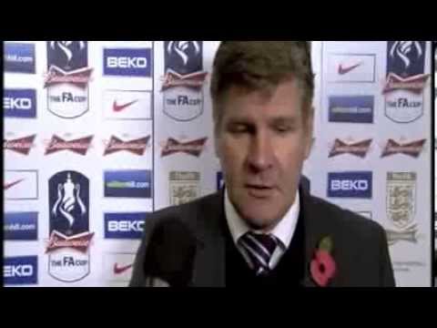 Simon Bourne interviews Brian Laws - Grimsby Town v Scunthorpe United - 9th November 2013