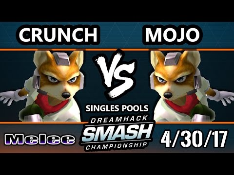 DHA 2017 SSBM - TL | Crunch (Fox) Vs. Uncle Mojo (Fox) - Smash Melee