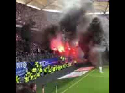 Hamburger SV - Borussia M,Gladbach 12.05.2018 | Pyro-Chaos , Randalieren