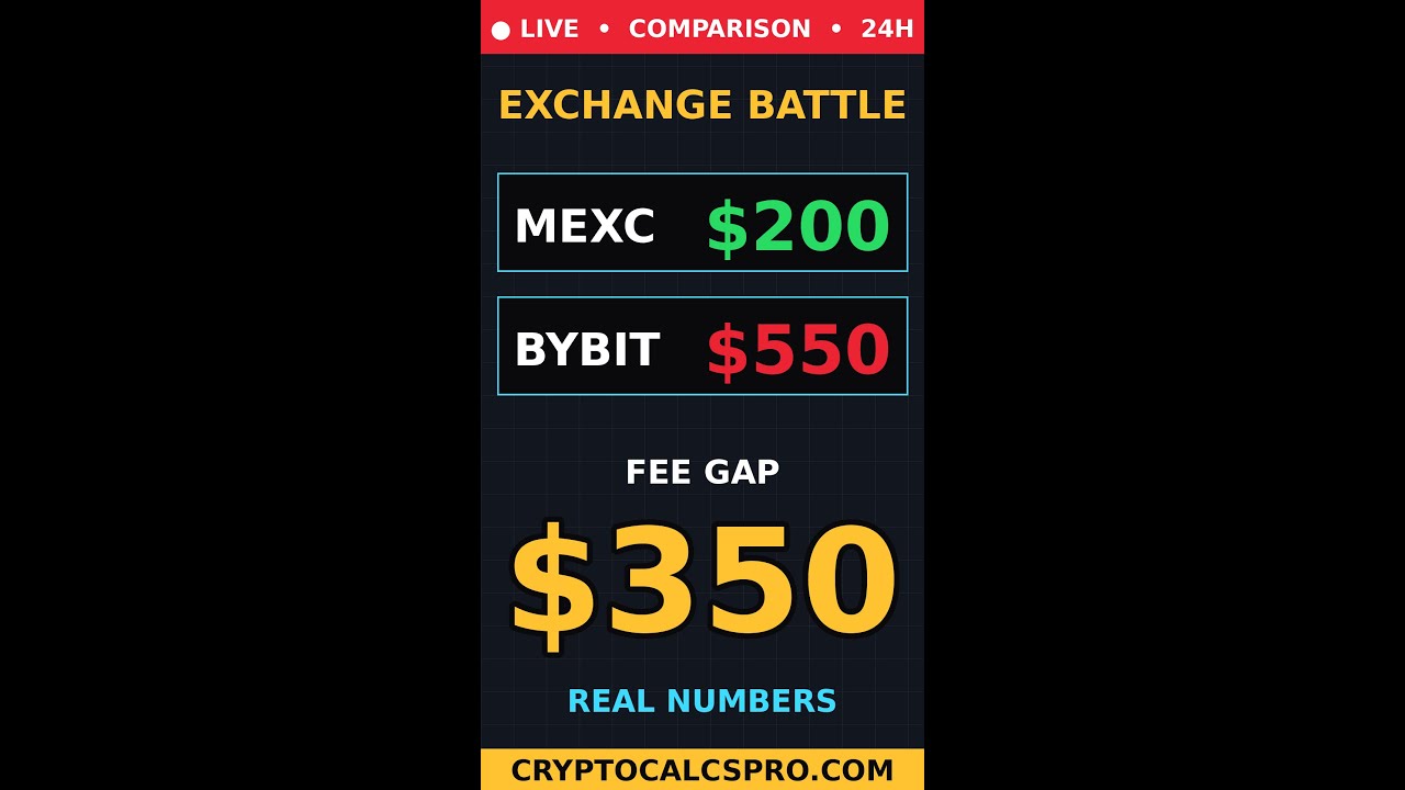 MEXC vs Bybit Fees — Which Exchange Saves You Money?