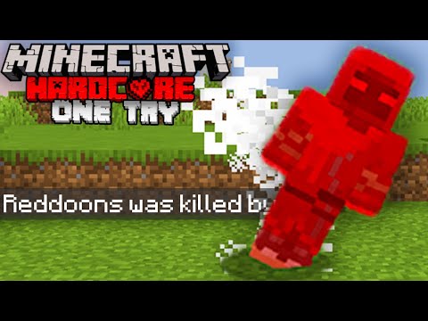 Reddoons - So I died on a Hardcore SMP... (Minecraft One Try)