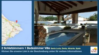 preview picture of video '2 Schlafzimmern 1 Badezimmer Villa zu verkaufen in Santa Lucia, Denia, Alicante, Spain'
