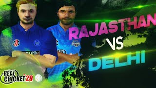 #12 RR vs DC - Rajasthan Royals vs Delhi Capitals - RCPL / IPL 2021 Real Cricket 20