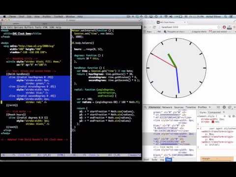 Reactive SVG with Meteor