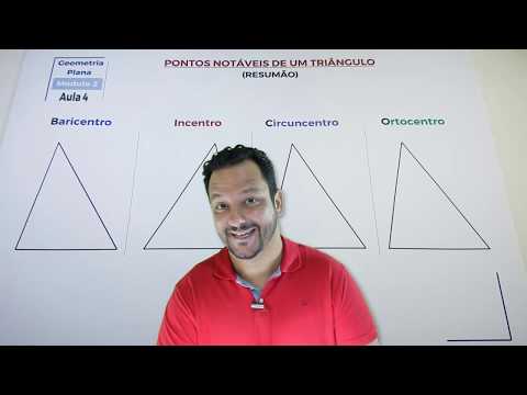 Pontos Notáveis de um Triângulo (Resumão) | Waldemática