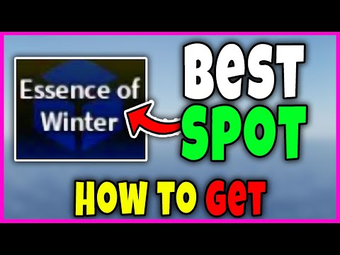 How to GET ESSENCE OF WINTER FAST in FISCH - ESSENCE OF WINTER BEST SPOT Roblox