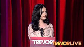 Katy Perry Hero Award Acceptance Speech at Trevor Live