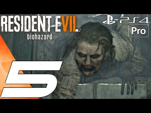 Resident Evil 7 - Gameplay Walkthrough Part 5 - Marguerite Boss Fight & Grenade Launcher (PS4 PRO)