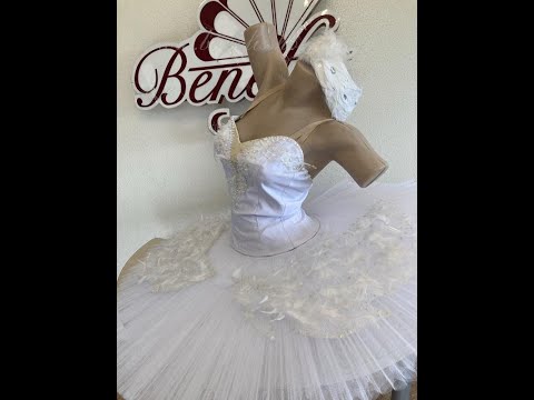 Балетный костюм Лебедь P 0102A - video 3