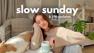 a soft sunday reset ⊹ life updates, baking & lots of rest