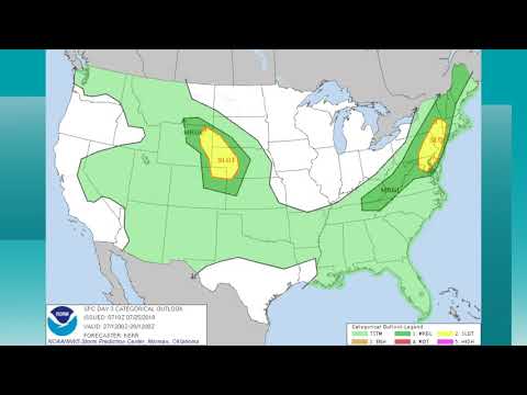July 25, 2018 Weather Xtreme Video - Morning Edition