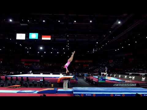 FIDELIS Thais (BRA) - 2019 Artistic Worlds, Stuttgart (GER) - Qualifications Vault 1