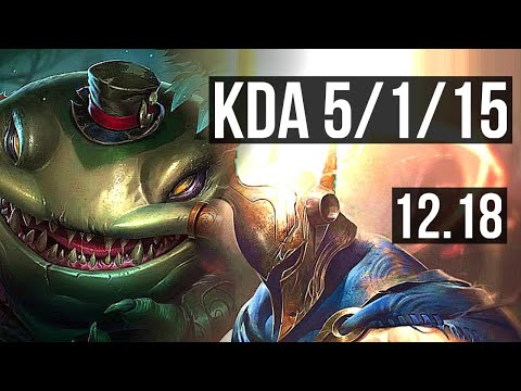 TAHM KENCH vs PANTHEON (TOP) | 5/1/15, 1100+ games | EUW Master | 12.18