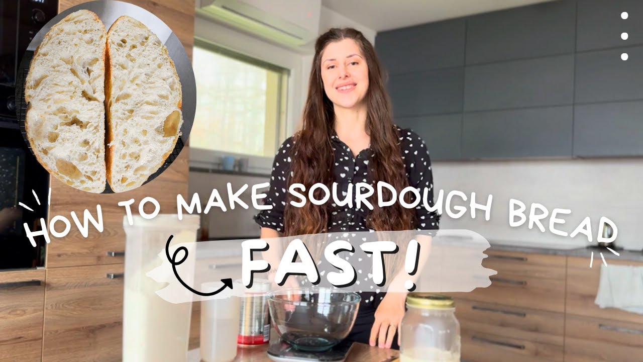 Quick Sourdough Bread Recipe | Same Day Sourdough Bread Tutorial