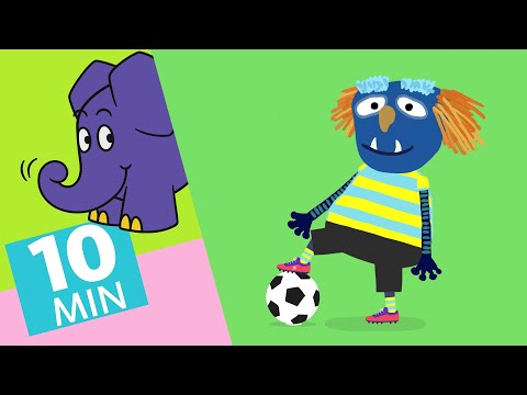 Hallo Elefant - Kinder beim Fußballtraining & Spot Elefant als Torhüter | Der Elefant | WDR