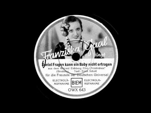 Soviel Fragen kann ein Baby nicht ertragen / Franziska Gaal mit Orchester