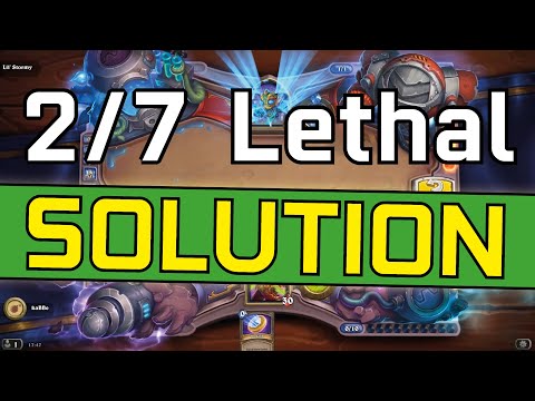 TUTORIAL: 2/7 Lil' Stormy Lethal Puzzle Lab - Hearthstone - The Boomsday Project