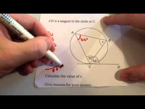 Circle Theorems – examples | Corbettmaths