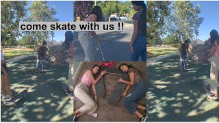 skate day with my friends and i