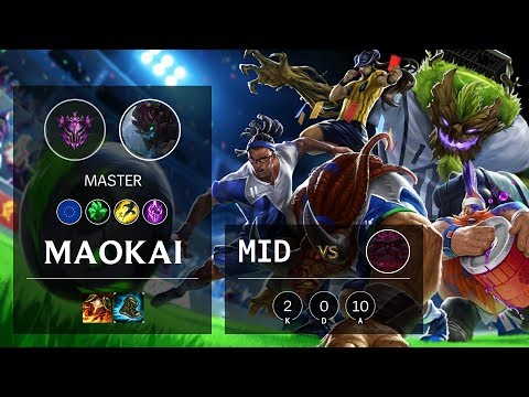 Maokai Mid vs Ornn - EUW Master Patch 10.8