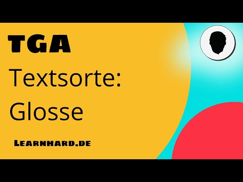 Text type determination: gloss