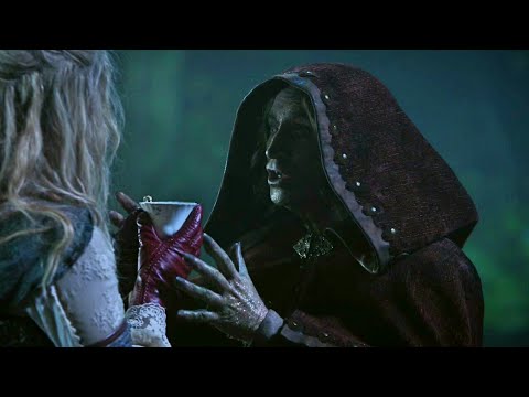 Once Upon A Time 7x10 Robin And Alice True Love Kiss Scene - Rumple Gives The Cup To Alice Scene