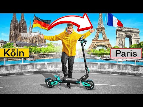 Ich fahre einen E-SCOOTER von KÖLN nach PARIS! - Selbstexperiment