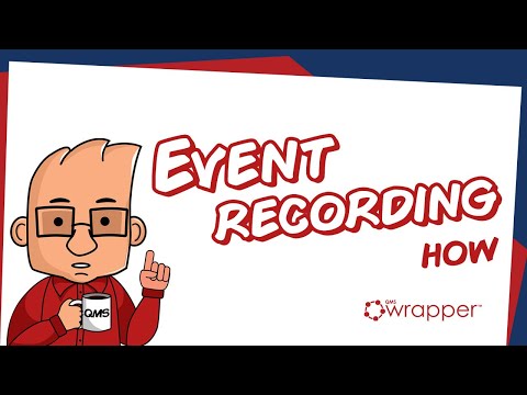 How to record an event in qmsWrappers modules?