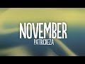PatrickReza - November (Lyrics)