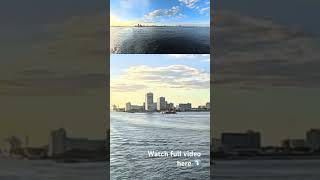 ASMR Sunset Sail Away 🌅 Allure of the Seas Leaving Port Everglades #sailaway #cruiseasmr #sunset