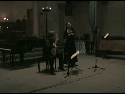 Iris Malkin and Edward Trybek perform Noches, Noches