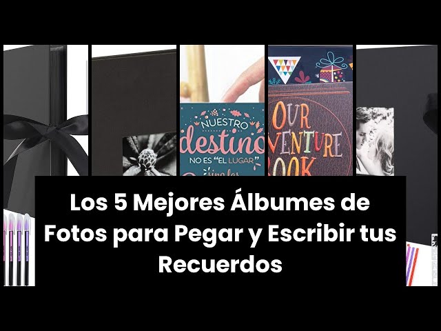 Vídeo relacionado con YILEEY Album de Fotos para Pegar y Escribir Scrapbook, 80 Páginas Negras, DIY Scrapbooking Set con 10 rotuladores 5pcs Plantillas 6pcs Pegatinas y 2pcs Photo Corners, Original Regalos