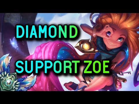 Support Zoe 8.12 Diamond Full Gameplay - League of Legends