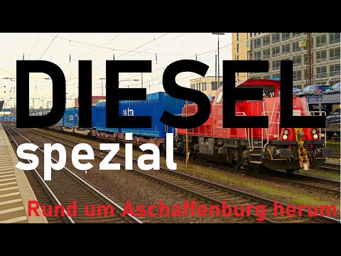 Diesel special - Pure diesel traction around Aschaffenburg - only DIESEL - Alex E