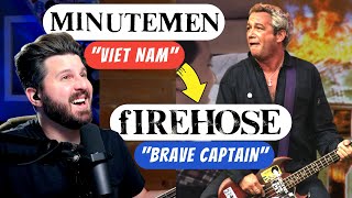 First Time Hearing MINUTEMEN &amp; fIREHOSE! Bass Teacher REACTS to “Viet Nam” &amp; “Brave Captain”