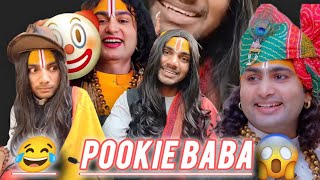 Download lagu 😁Pookie baba ki funny comedy video 🤣aniruddhachary maharaj ji real baba fake baba  funny comedy mp3