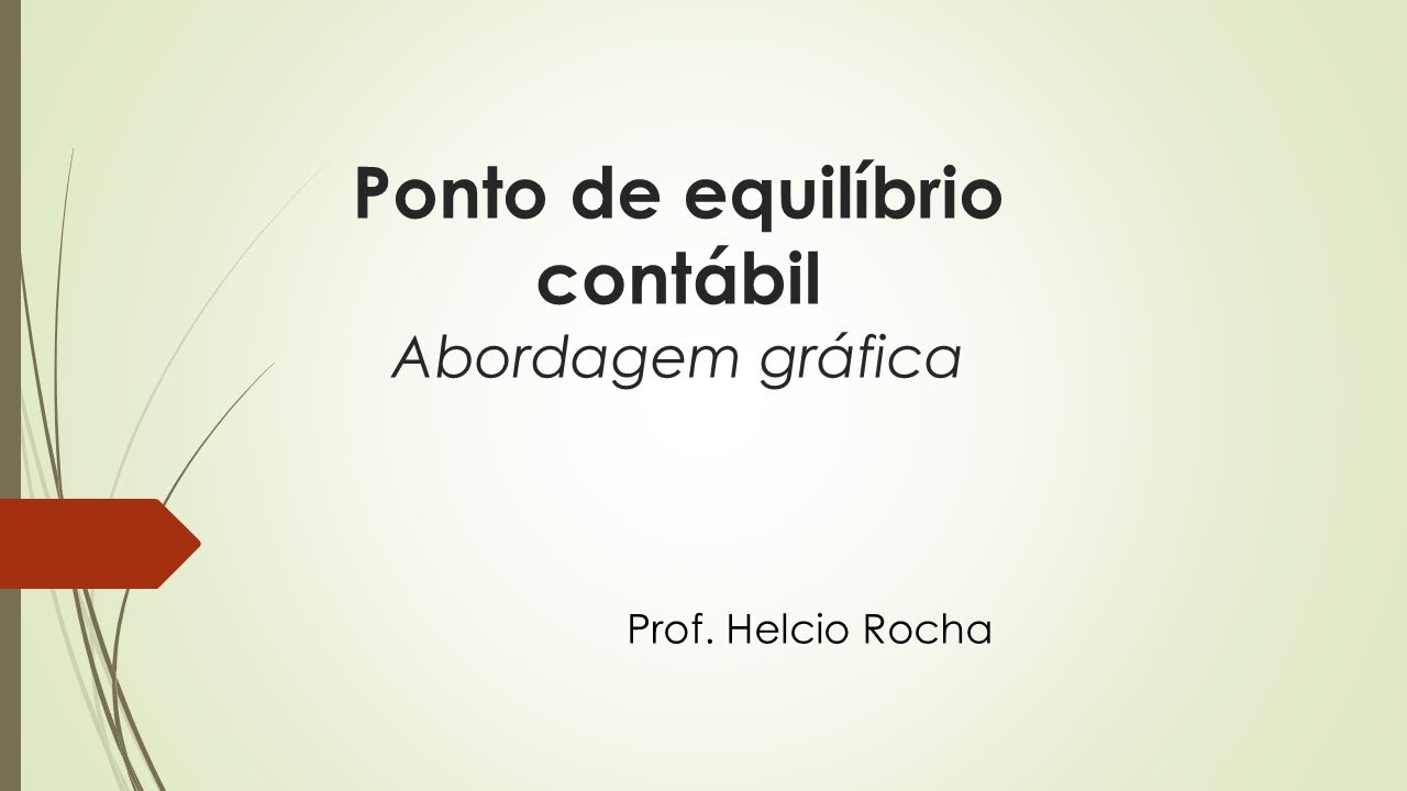 Ponto de equilíbrio em uma abordagem gráfica