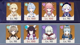 【原神】Ver.7.0 螺旋12層 星電導旅人＆イネコローネで星9攻略【Genshin Impact】