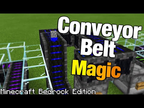 DanRobzProbz - Conveyor Belts on Minecraft Bedrock Edition, Making Automation Easier "Project DRP"