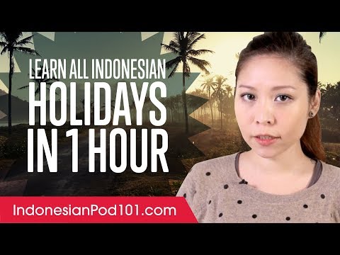 Learn ALL Indonesian Holidays in 1 Hour