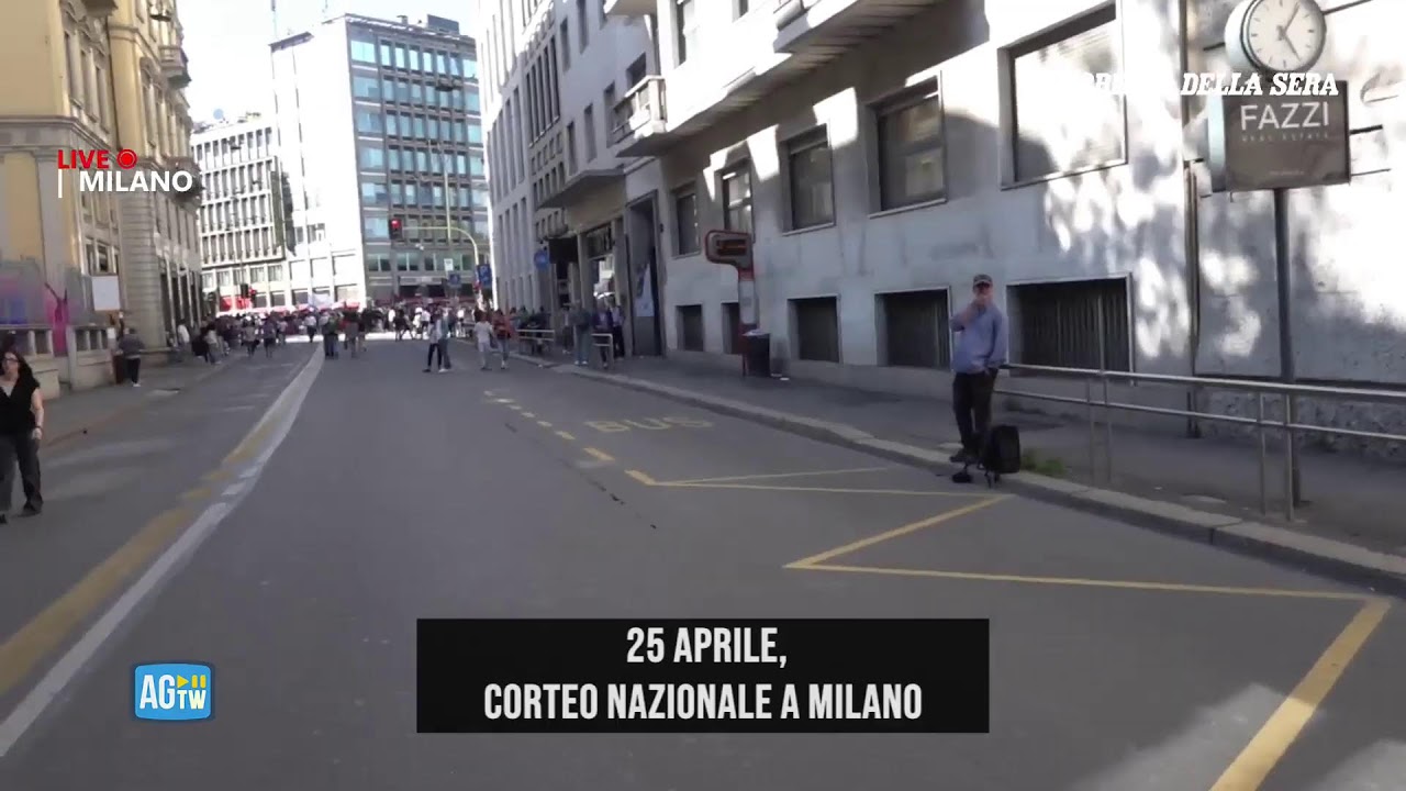 25 aprile, corteo a Milano