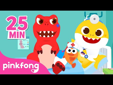 🦴 CRACK! My Bone is Broken + More | Baby Shark's Hospital Play Compilation | Pinkfong Story for Kids