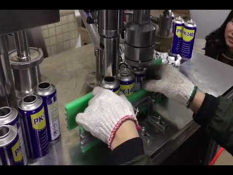 AILE 3 In 1 Semi Automatic Aerosol Filling Machine Aerosol Spray Filler For One Operator (2020)
