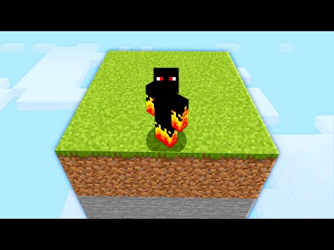 SOBREVIVA EM UM SÓ QUADRADO NO MINECRAFT (One Chunk)