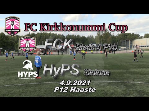 FCK Turnaus 2021 FC Kirkkonummi Black A P10 - HyPS Sininen 4.9.2021