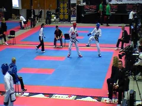 ITF World Cup Oct 2012 Brighton Sparring Harry Mansbridge