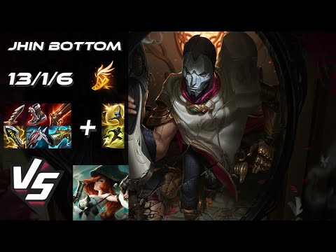BOTTOM Jhin vs Miss Fortune - EU Challenger Patch 25.S3.1
