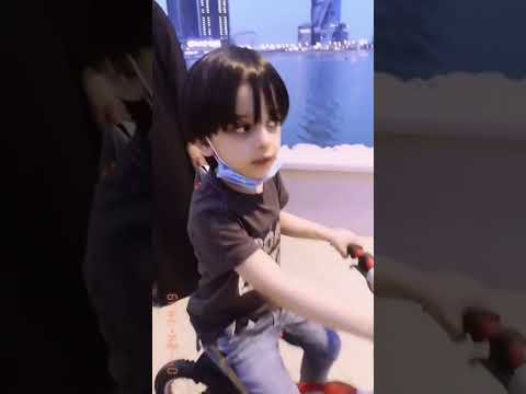 Maaz & Rahim Cycling at Avenue Garden Bahrain